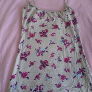 Watercolor Rose-printed Camisole